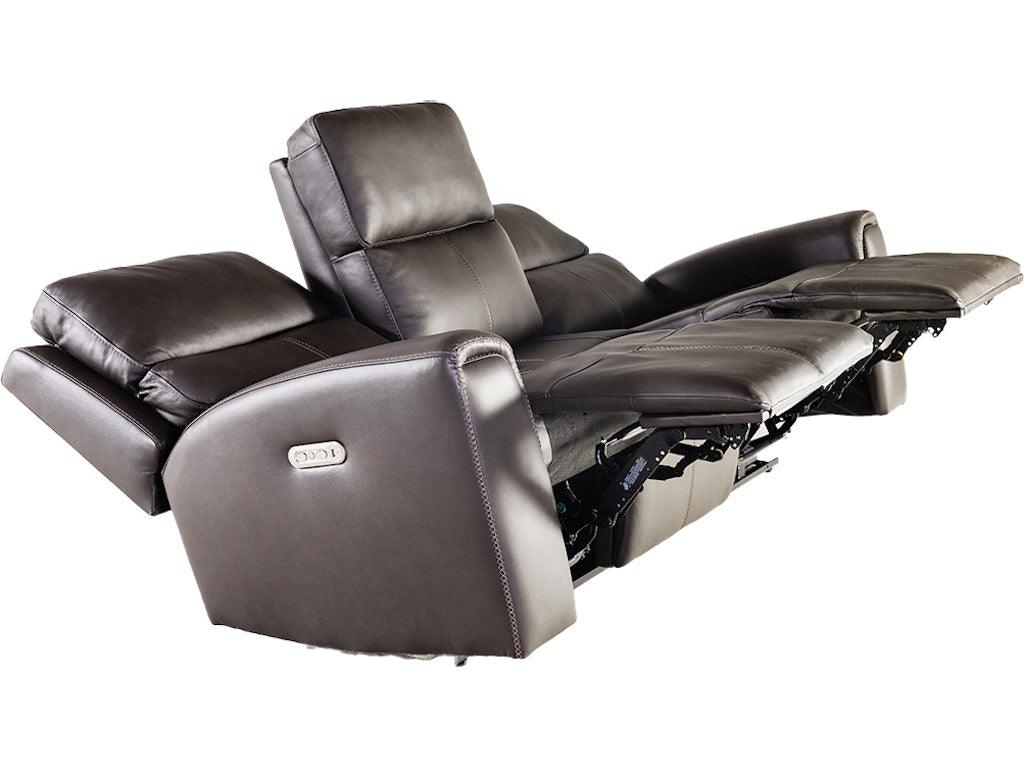 Jarvis Leather Reclining Sofa with Power Headrests