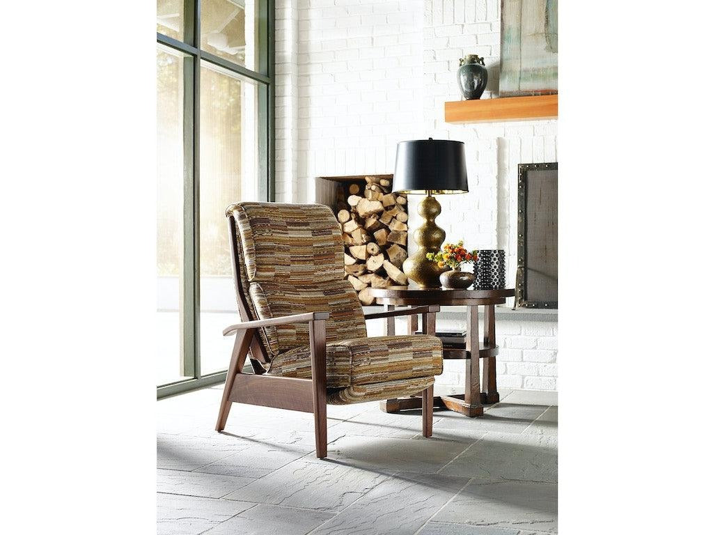 Katie Lounger With Walnut Wood - Retreat Home Furniture