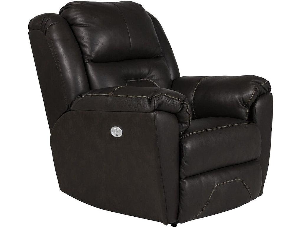 Pandora Leather Power Recliner - Fossil