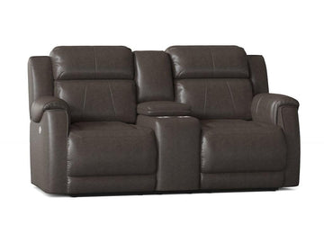 Pandora Loveseat with Console - Fossil