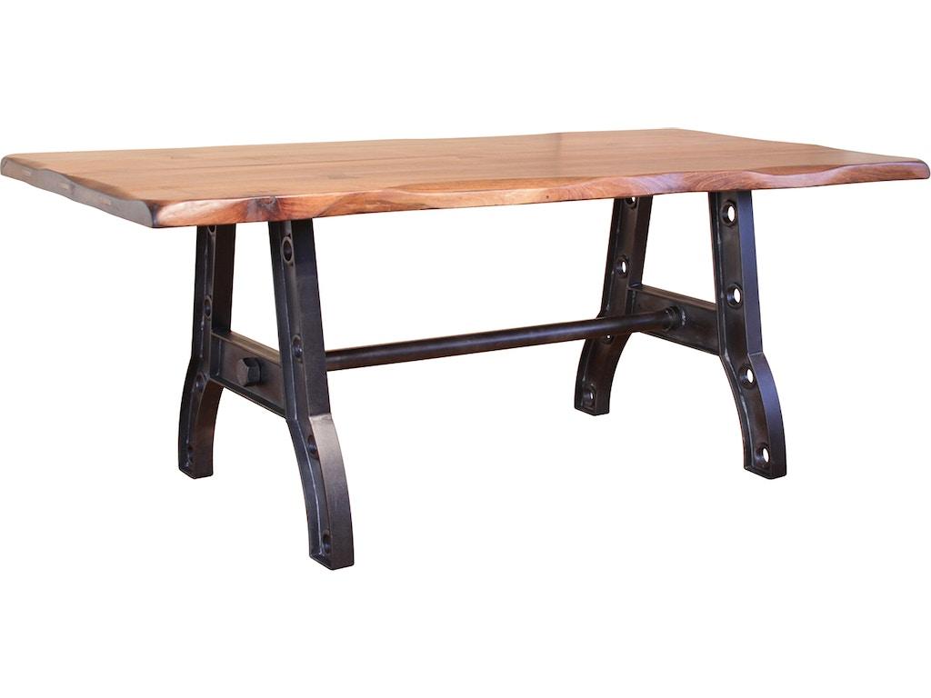 Parota Table with Iron Base