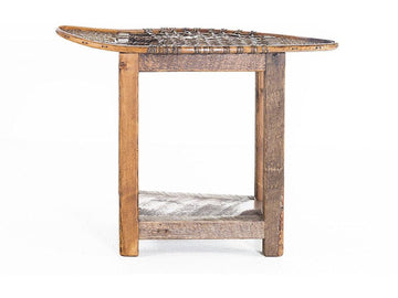 Rustic Accents Snow Shoe End Table