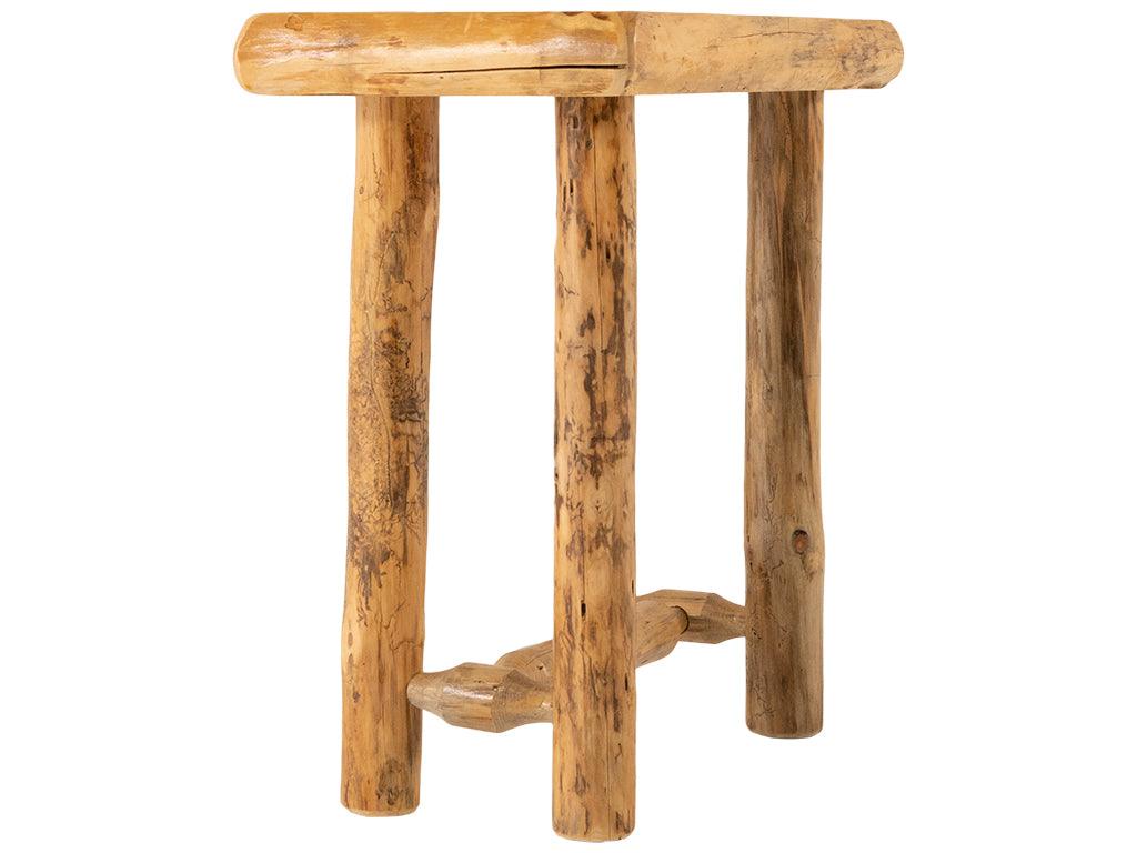 Rustic Red Pine Side Table - Retreat Home Furniture