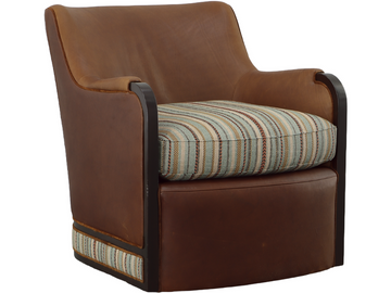 Dulcet Swivel Chair, Leather