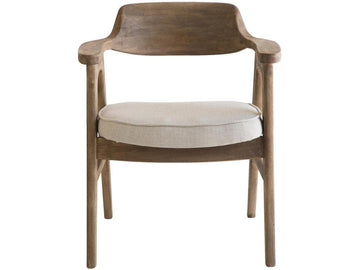 Wagner Chair Natural Frame and Sand Seat Dining Char