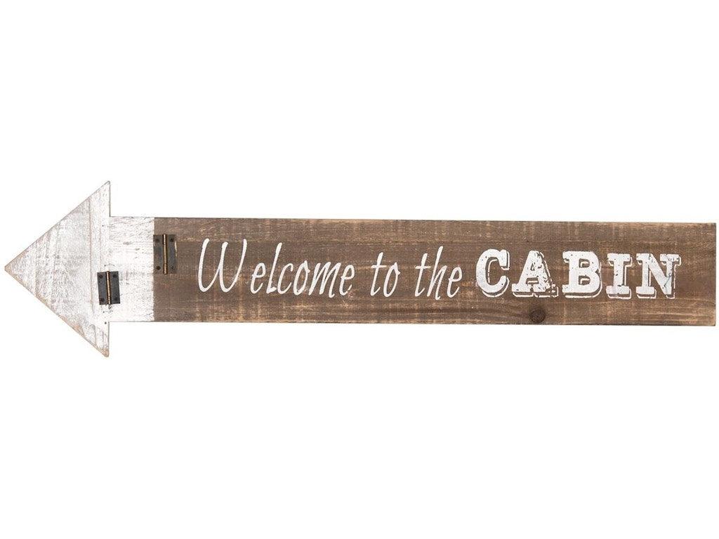 Welcome Cabin Sign 32 X 8