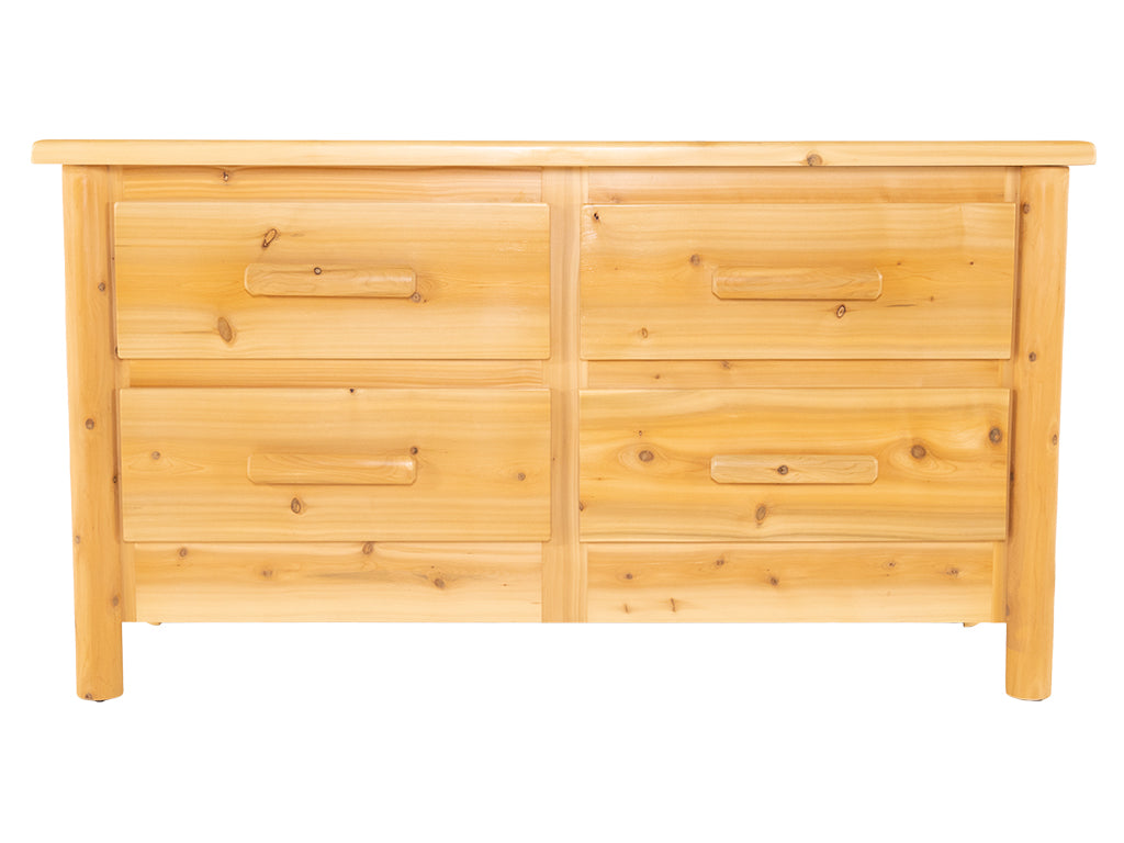 White Cedar 4-Drawer Dresser