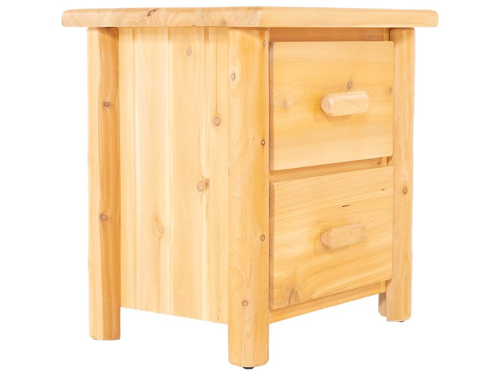White Cedar Nightstand - 2-Drawer - Retreat Home Furniture