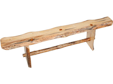 Wild Edge Aged Pine Bench - Retreat Home Furniture