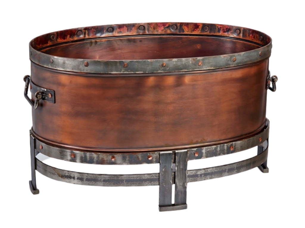 Oval Copperstone Fire Pit